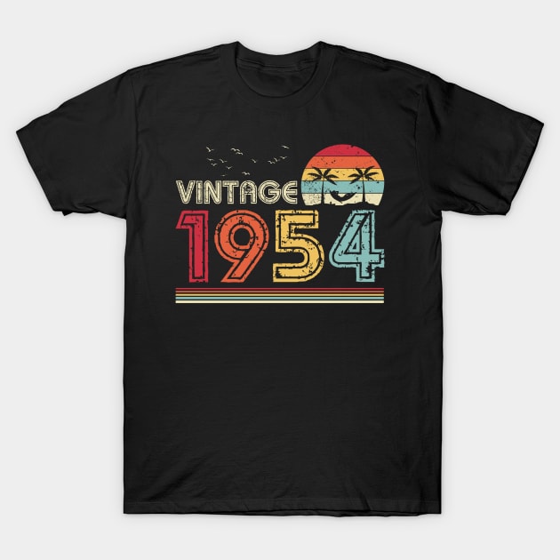 Vintage 1954 Limited Edition 67th Birthday Gift 67 Years Old T-Shirt by Penda